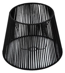 Abażur zewnętrzny z czarną liną IP54 40/28/30 - Jayla