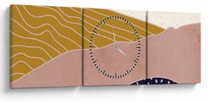 Obraz - Spacefrog design mountain N⁰3 (z zegarem) (90x30 cm)