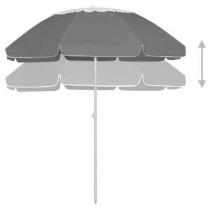 Parasol plażowy, antracytowy, 300 cm