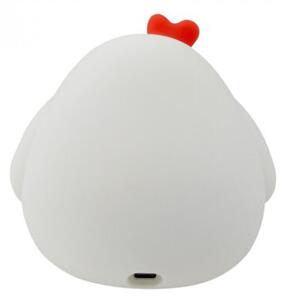 Lampka nocna dla dzieci bezprzewodowa biała kura LED 2.5W Mary's