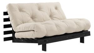 Beżowa rozkładana sofa 140 cm Roots Black Night – Karup Design