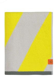 Żółte ręczniki z bawełny organicznej frotte zestaw 2 szt. 40x55 cm Diagonal – Mette Ditmer Denmark