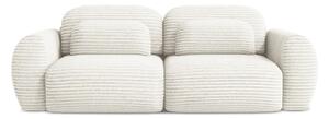 Beżowa sztruksowa rozkładana sofa ze schowkiem 266 cm Kini – Makamii