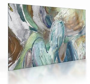 Obraz na szkle - Abstrakcyjny obraz postaci (70x50 cm)