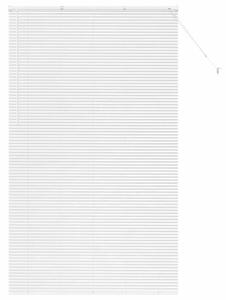 Żaluzje weneckie Biały 220 x 135 cm Aluminium