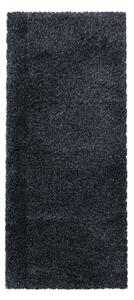 Antracytowy chodnik 80x250 cm Fluffy – Ayyildiz Carpets