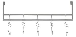 Szary metalowy wieszak na drzwi 46 cm Jaxen – Premier Housewares