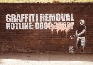 Plakat, Obraz Banksy Street Art - Graffity Removal Hotline