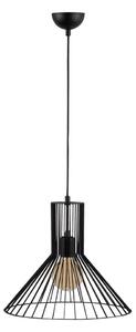 Czarna lampa wisząca z metalowym kloszem ø 38 cm Fellini – Opviq lights