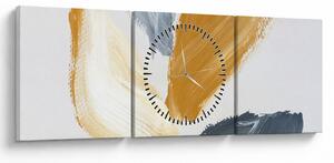 Obraz - Minimalistyczny obraz (z zegarem) (90x30 cm)