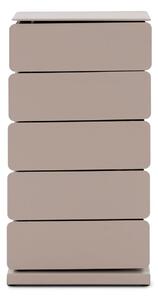 Szarobrązowa metalowa komoda 37x72x26 cm Joey – Spinder Design