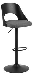 Ciemnoszare hokery z regulowaną wysokością zestaw 2 szt. (wysokość siedziska 84 cm) Lucy – Actona