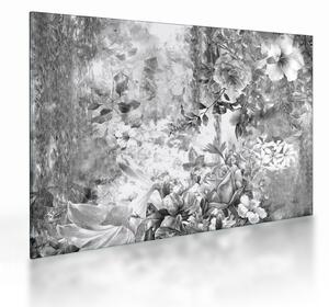 Obraz na szkle - Romantyczny ogród (70x50 cm)