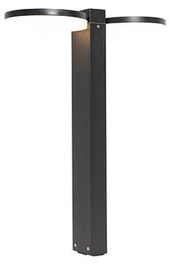 Zewnetrzna Stojąca lampa zewnętrzna czarna 50 cm z 2 punktami LED IP44 - Esmee Oswietlenie zewnetrzne