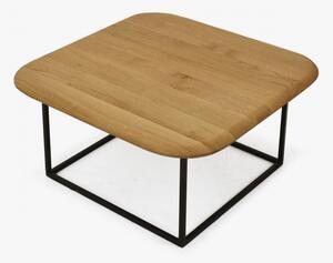 Drewniany kwadratowy stolik kawowy Bolek
