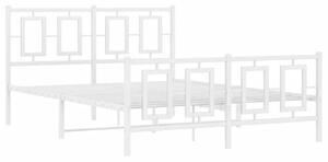 Białe metalowe łóżko industrialne 120x200 cm - Esenti