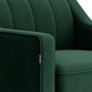 Zielony fotel relaksacyjny PEPPER