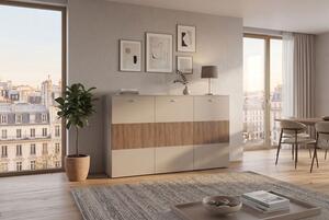 Komoda 3D Kaszmir, Dąb Primavera Umbra Ava 150 cm