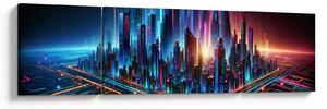 Obraz - Miasto przyszłości (170x50 cm)
