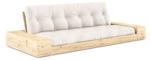 Kremowa rozkładana sofa 244 cm Base – Karup Design