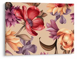Obraz - Vintage Flowers (70x50 cm)