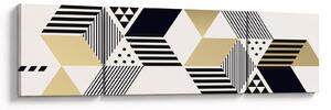 Obraz - Kształty geometryczne N⁰1 (170x50 cm)