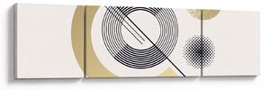 Obraz - Kształty geometryczne N⁰2 (170x50 cm)