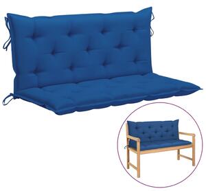 Poduszka na huśtawkę, niebieska, 120 cm, tkanina