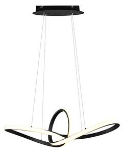 Design hanglamp zwart incl. LED 3-staps dimbaar - Levi Oswietlenie wewnetrzne