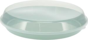 EH Plastikowa miska do serwowania z pokrywką 35,5x 8,5 cm, zielona