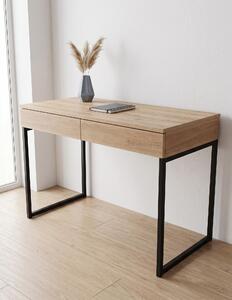 Biurko Z3 rożne dekory loft 140 cm Dąb Kamienny