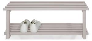 Szarobrązowa metalowa wisząca szafka na buty 71x26x34 cm Marco – Spinder Design