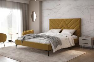 Łóżko tapicerowane 81243 M&K foam Koło 90x200
