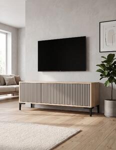 Komoda D Dąb Kamienny Olo 135 cm Zielony