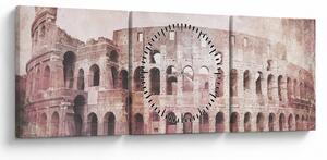 Obraz - Vintage pocztówka miasta N⁰2 (z zegarem) (90x30 cm)