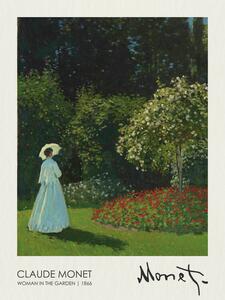 Reprodukcja Jeanne Marie Lecadre In The Garden 1866, Claude Monet