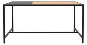 Czarno-naturalny stolik 60x100 cm Altino – Unique Furniture