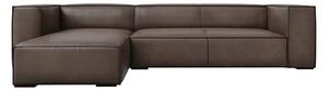 Brązowy skórzany narożnik (lewostronny) Madame – Windsor & Co Sofas