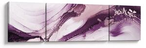 Obraz - Fioletowy płyn artystyczny (170x50 cm)