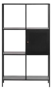Czarny metalowy regał 80x138 cm Malibu – Unique Furniture