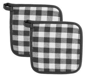 Bawełniane rękawice kuchenne zestaw 2 szt. Gingham – Tiseco Home Studio