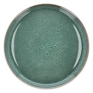 Biało-zielony kamionkowy talerz ø 27 cm Gastro White/Green – Bitz