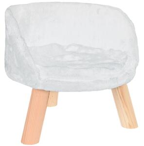 Sofa dla kota Sharleen, biała, 35 x 30 x 35 cm