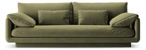 Jasnozielona aksamitna sofa 220 cm Torino – Micadoni