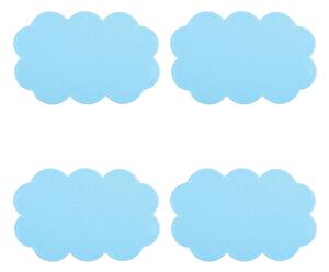 Dziecięce maty antypoślizgowe do wanny 4 szt. 9x14,5 cm Nuages – MSV