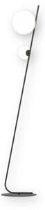 Lampa stojąca podłogowa designerska czarna stick 2xG9 8W TATU Emibig