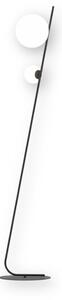 Lampa stojąca podłogowa designerska czarna stick 2xG9 8W TATU Emibig