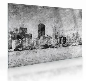 Obraz na szkle - Miasto sztuki kawowej (70x50 cm)