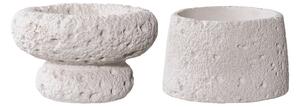 Świeczniki z cementu na świeczkę typu tealight zestaw 2 szt. – House Nordic