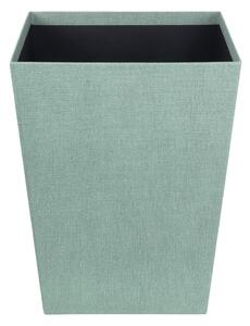 Zielononiebieski biurowy kosz na śmieci Sofia Canvas Paper Laminate – Bigso